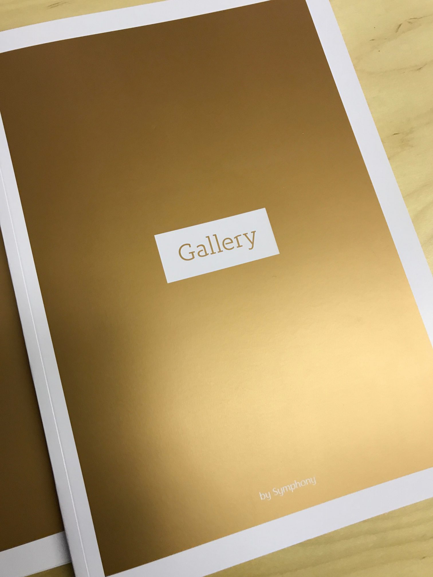 Gold Symphony Gallery brochure