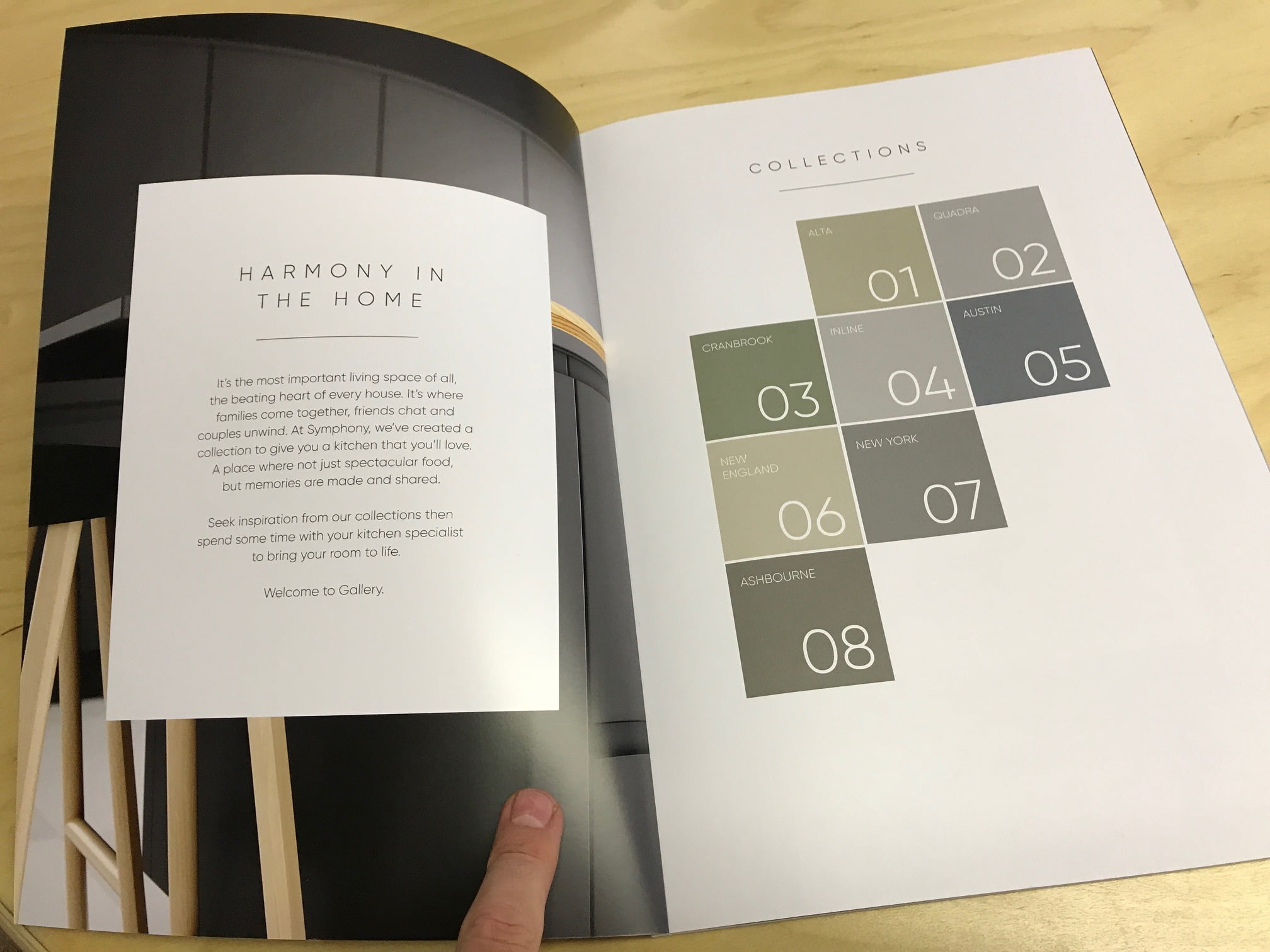 Brochure spread