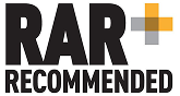 RAR Recommended accreditation logo displayed on a white background recognising trusted agency performance and client recommendations.
